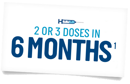 BEXSERO 2 or 3 doses in 6 months and done 